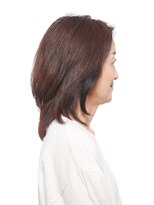 えがお美容室&nbsp;【えがお美容室】お手入れ簡単◎フェミニンミディアムヘア