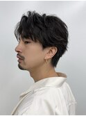 30代大人男子の朝ラク！毛流れニュアンスパーマ