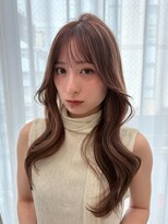 センネ 竹下駅前(Senne)&nbsp;竹下レイヤーカット/グレージュ/ロングレイヤー/前髪顔まわり