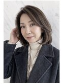 【60代方へおすすめ！】派手にならない白髪ぼかしハイライト！