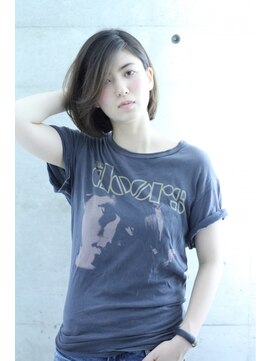 ロゼ 京橋(Rose) 【Rose】ノーバングワンレンショートボブ☆