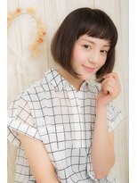 ヘアーサロン リノ(Hair Salon Lino) オン眉　顎下前下がりフレンチボブ