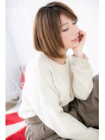 ドクターズサロン LAB 小山店&nbsp;【Lab小山】とろみカラーで小顔美人☆前下がり大人ボブa