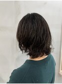 くせ毛風ランダムパーマ