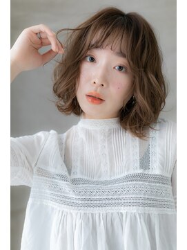 カバーヘア ブリス 大宮西口(COVER HAIR bliss) グレーベージュランダムパーマエギョモリ303z大宮10代20代30代