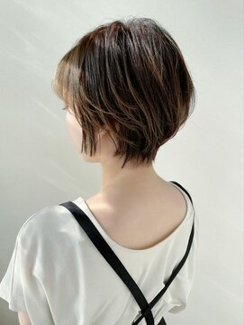 トータルビューティーハウス フラップ ミチ 野田店(total beauty house flap MICHI) 【flap MICHI島田和也】ひし形ショートボブ