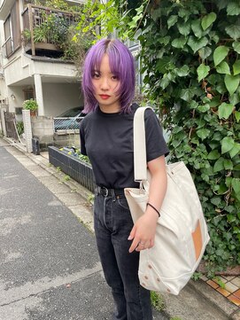 ルーム(Loom.) ラベンダーパープルウルフボブ