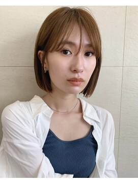 ラフ フロム ガーデン(Laf from GARDEN) 【Laf 田中双葉】テラコッタカラーのミニボブ
