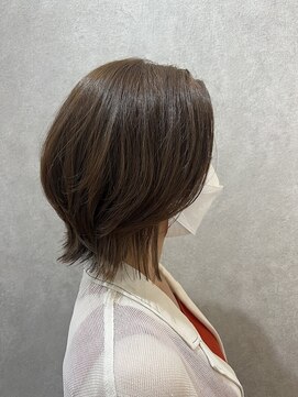 フルール(Fleur) 恵比寿 レイヤーボブ くびれヘア 髪質改善 白髪ぼかし