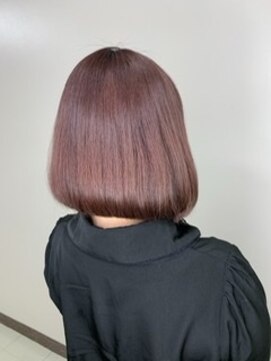 ヘアリゾートエーアイ 高田馬場店(hair resort Ai) 20代30代40代マロンベージュ/Aラインボブ/かきあげ[高田馬場駅]