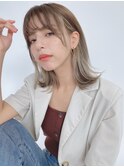 セクションカラー/イヤリングカラー/外ハネボブ