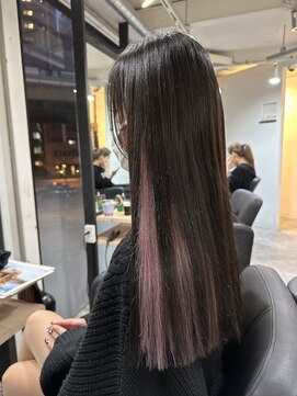 ラフ 難波店(LAFF) #黒髪#ボブルフ#ネビージュ#小顔#ワンレン