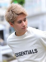 アカ(ACA)&nbsp;金髪ベリーショートアップバングスパイキーショート