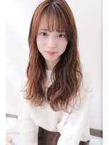 コリ 氷川台店(cori)&nbsp;ロブヘア/オリーブベージュ/ロングレイヤー/鎖骨ミディアム