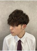 メンズ×パーマ
