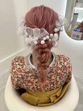 ニューミー(new me) ふわふわ編みポニー