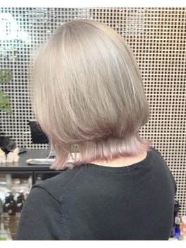 アン(un.) light beige×pink end color♪ 杉浦一樹