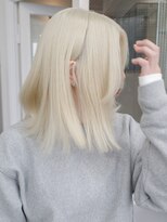 カシェル(cashel)&nbsp;抜きっぱなしブロンド　ぬきっぱなしブリーチ　ホワイトブロンド