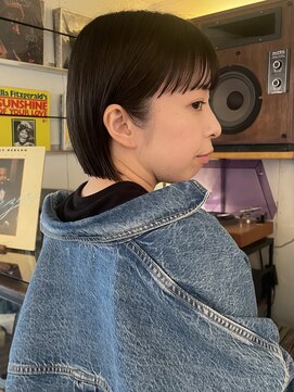 トリコ 柏(tricot) 大人可愛い/切りっぱなしボブ/ショートボブ/小顔似合わせカット