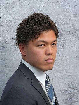 ロバーツヘアー 吉祥寺店 ビジネス七三ツーブロック<吉祥寺/男性/メンズ/バーバー〉