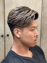 ドルクス 上野店(Dorcus)&nbsp;メンズカラー　バレイヤージュ　ハイライト　金髪