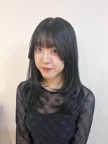 イオエ 梅田(ioe)&nbsp;ダブルカラー/大人ボブ/黒髪スタイル/髪質改善/縮毛矯正