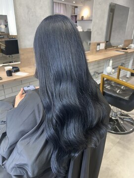 モク 神楽坂(mok) ダブルカラー！ブルーブラック