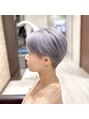 ヘアスペース エアリス(Hair space Earth)&nbsp;刈り上げマッシュ×ハイトーンシルバーカラー