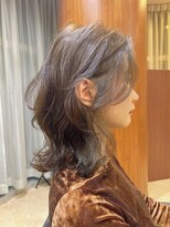 レジナヴィータ 栄(Reginavita)&nbsp;ミディアム　ラフレイヤーパーマ　コテ巻き風パーマ