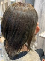 エヌアンドエー せんげん台店(N&A)&nbsp;くすみカラー　ミディアムスタイル　艶感