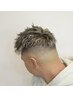 カット+ツイストパーマメッシュ