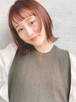 レジュアル(RESSUAL) ホワイトグレージュミニウルフデジタルパーマチェリーブラウン