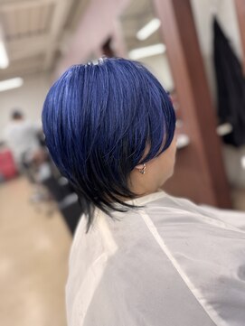 美容室 プークワ 中川春田駅前店 デザインカラー×ハンサムショート