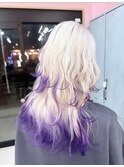 ハッシュカット フルバング 愛され ブリーチ レッドブラウン
