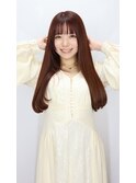 梅雨時期の定番　ロングストレート