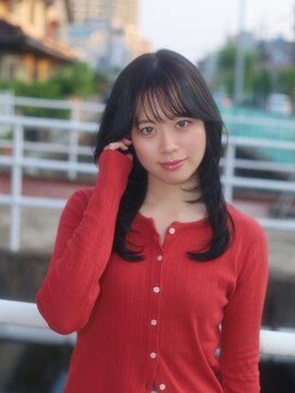 ベレッタ 枚方店(veretta.) セミロング/ダークブラウン/白髪ぼかし/レイヤー/20代30代40代