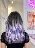 【ケアブリーチ】ラベンダーグラデカラー【シェルティフィエル】