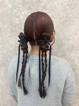 ラビス(Lovis) ミディアム/暗めカラー/デザインカラー/フェイスフレーミング