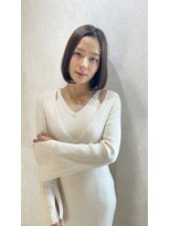 アグ ヘアー ネスト 茨木店(Agu hair nest)&nbsp;大人ボブ 20代30代40代ヘア 小顔 大阪ボブ 茨木