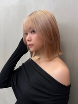 ロンド ストラーダ 心斎橋(Lond strada)&nbsp;レイヤーボブ×ハイトーン[心斎橋/髪質改善]