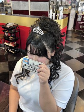 ヘアー アレス(hair ales) 盛り髪 ハーフ盛り イベントセット 体育祭セット