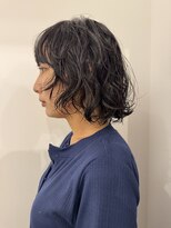 ニーム 栄(nimes)&nbsp;yosuke ボブレイヤーと緩めパーマ