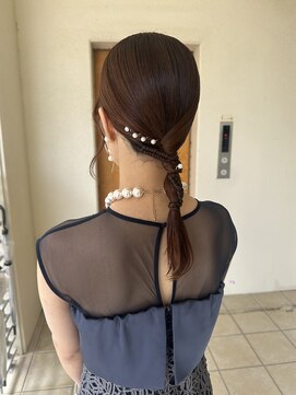 シールドヘアー 沖縄 新都心(C'LD Hair) ローポニー/タイトアレンジ