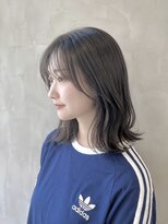 ジールサロン つくば本店 【 ナチュラル ミディアムレイヤー 】10代 20代 30代
