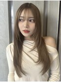 【TAISEI】ロングカット×スモーキーグレージュ×ウルトワTR