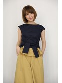 小顔ひし形 レイヤーカット 透明感カラー
