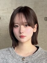 メゾンアクア 表参道(Maison ACQUA)&nbsp;切りっぱなしボブレイヤーボブ似合わせ小顔前髪縮毛矯正/表参道