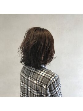 ライフ ウィズ ヘア(LIFE with HAIR) ラフミディ白髪染めボブ