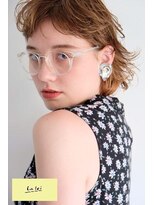 ラレイ(Lalei)&nbsp;【表参道/青山】イエローベージュ×エッジショート【ささき】