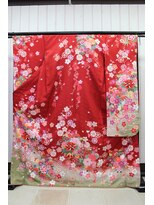 ルナクレセント (Luna crescent)&nbsp;振袖B-12 ￥14500～(着付料込み)　＊　成人式プラン　￥20000～